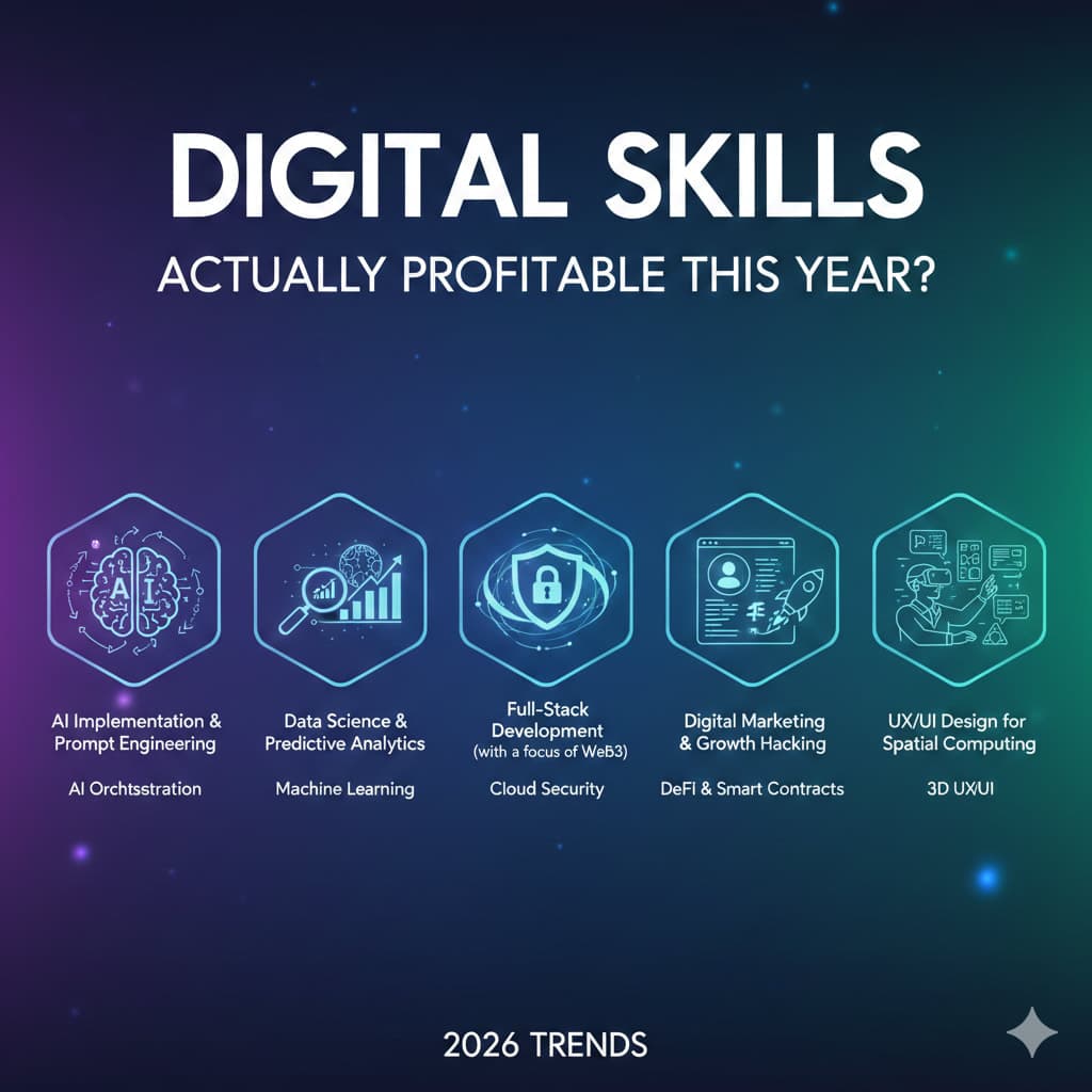 Which digital skills are actually profitable this year